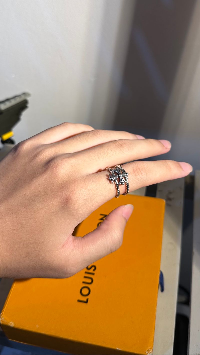 Rings chrome heart ch, foto 4