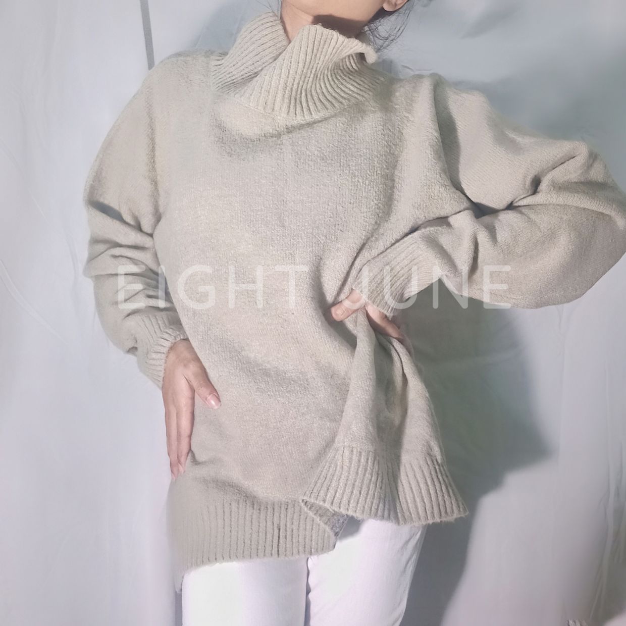 Oversized sweater knit LD/P : 120/60