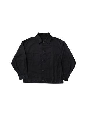 GU Black Double Pockets Chef Jacket