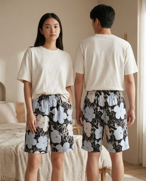 Uniqlo SPRZNY Andy Warhol "Flower" Men's Relax Shorts 25