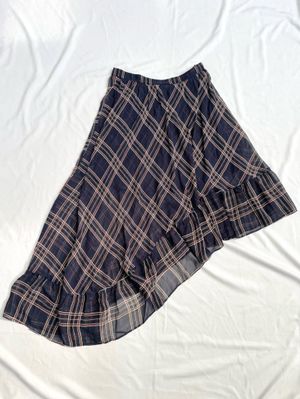 Tartan Asymmetrical Skirt