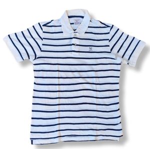 MLB NY YANKEES WHITE STRIPE POLO SHIRT | KAOS POLO | MNZA