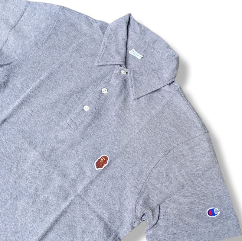 CHAMPIONS GRAY POLO SHIRT | KAOS POLO | MNZA, foto 2