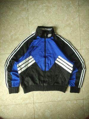 Adidas Vintage Casual Track jacket Pria black blue