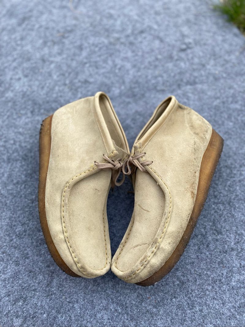 Clarks wallabee maple suede high, foto 2