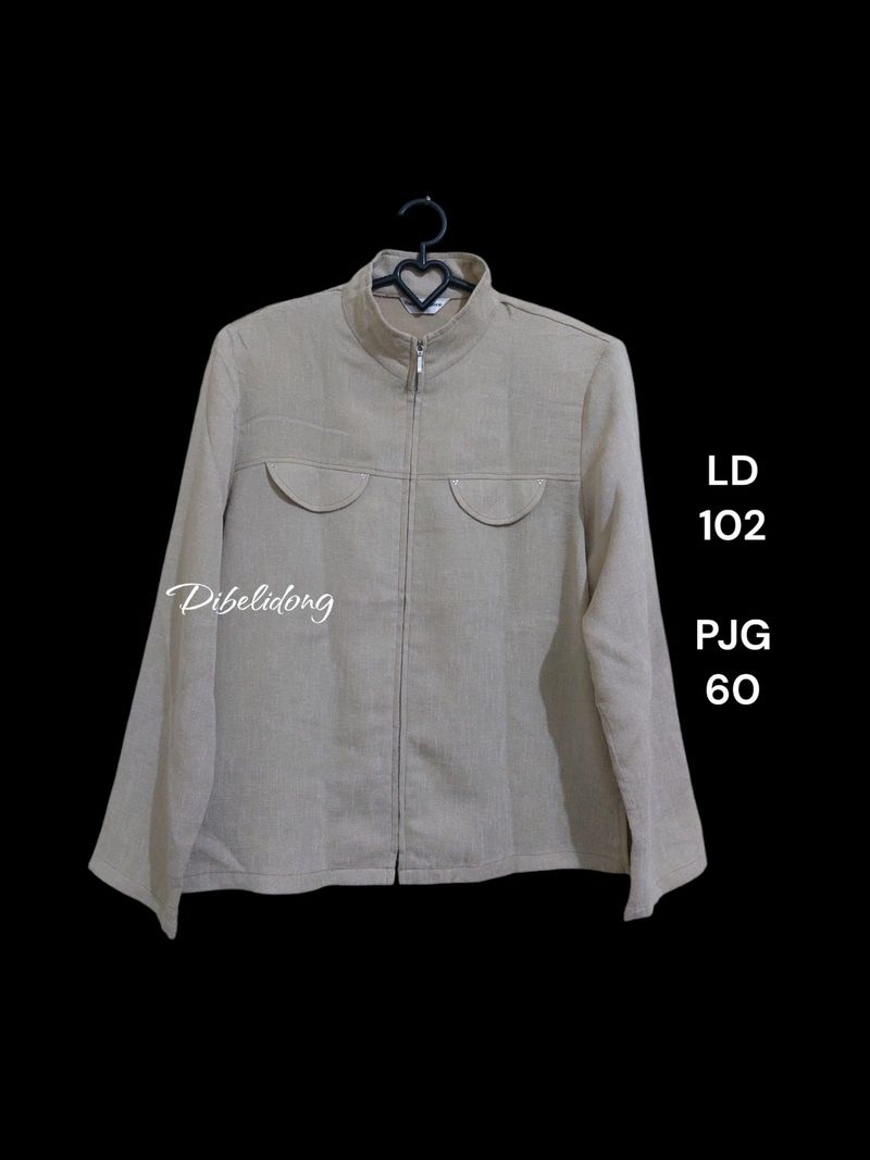 Jaket outet casual krem, foto 2