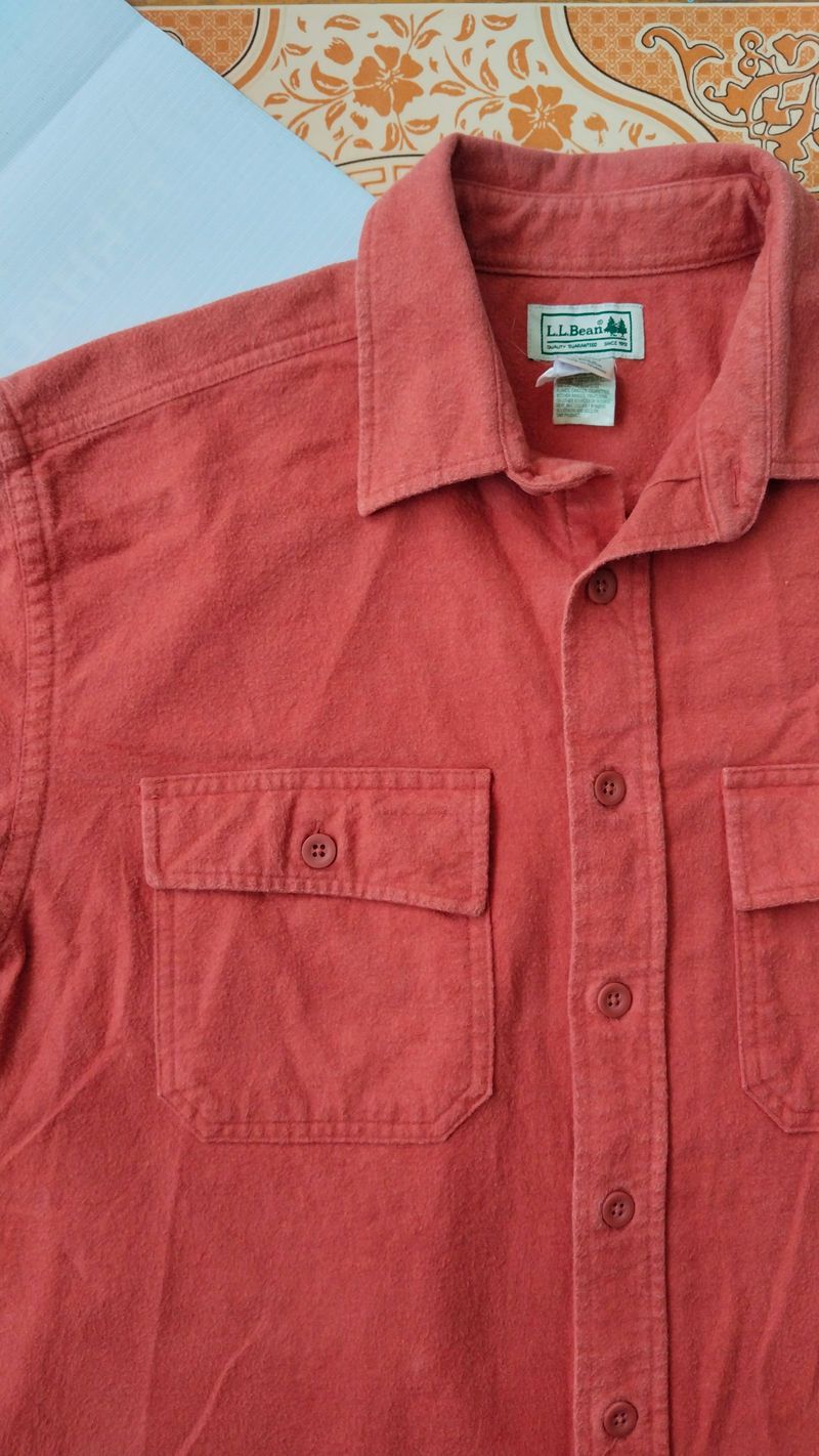 Vtg Chamois LL Bean Heavyweight Shirt, foto 5