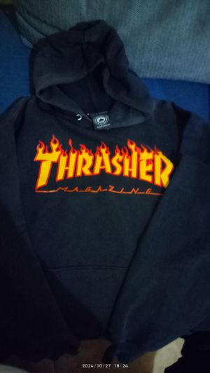 Thrasher Streetwear Skater Hoody Pria black