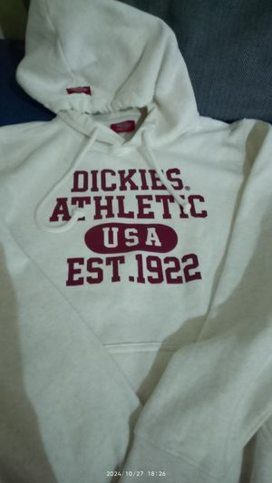 Dickies Streetwear Casual Hoody Pria white