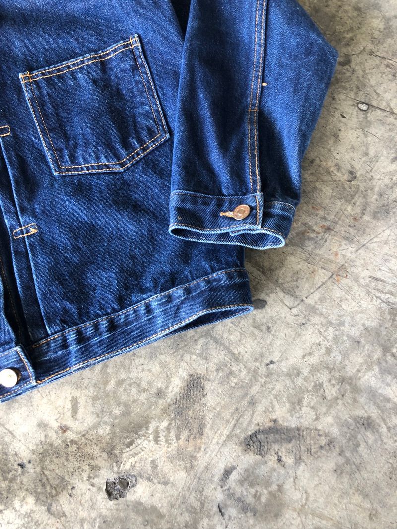 Unknow type 2 indigo denim jacket, foto 3