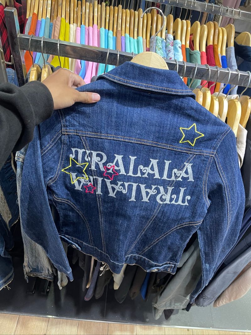 Y2K Tralala Emboridered Stars Denim Jacket, foto 2