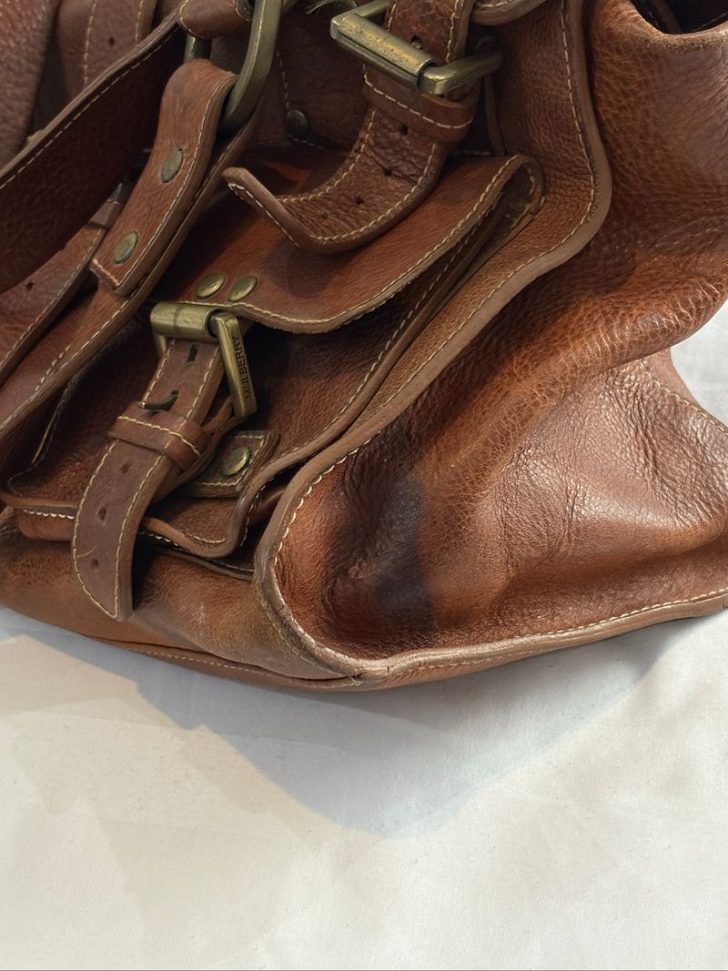 Multipocket Brown Leather Bag, foto 4