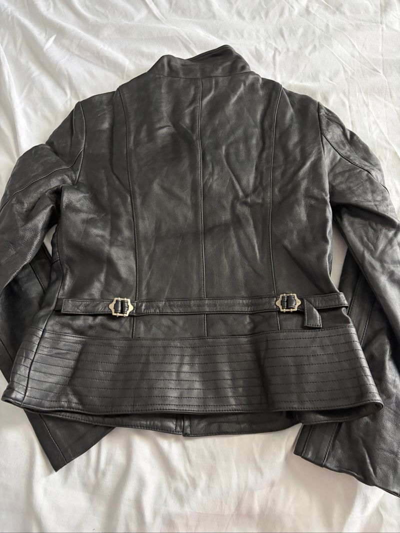 Gerisim Biker Genuine Leather Jacket, foto 4