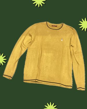 Mustard Yellow Crew Neck Sweater