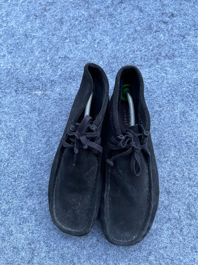 Clarks wallabee black suede high top, foto 4