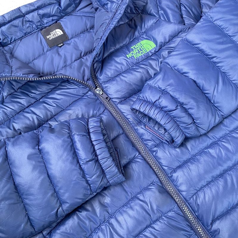Jacket ultralight anak the North Face navy goose down, foto 5