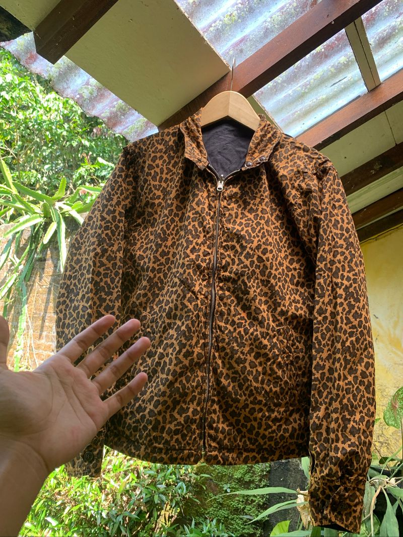 GENERAL SUPPLY HARINGTON REVERSIBLE JACKET LEOPHARD, foto 2