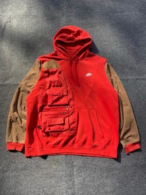 Nike hoodie reworked added Tactical vest multi pocket