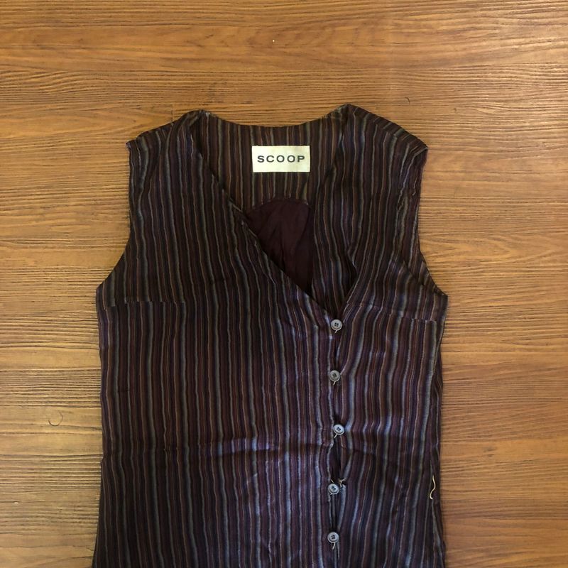 Scoop Cropped button dress, foto 2