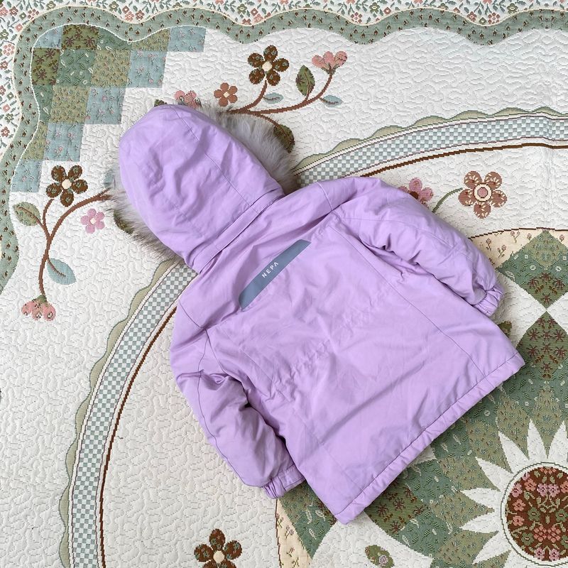 Jacket winter parka anak  nepa ungu lilac cakep, foto 9