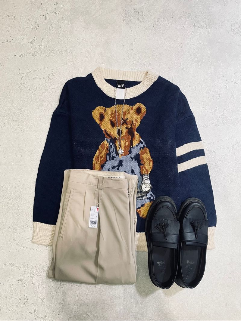 KNITS TEDY LITTRL DEPT KNITS NEVY, foto 2