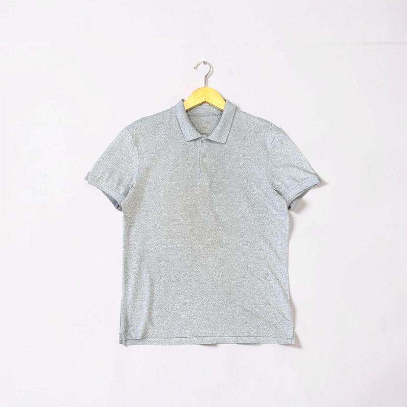 Polo Kerah Abu Misty Basic, foto 4