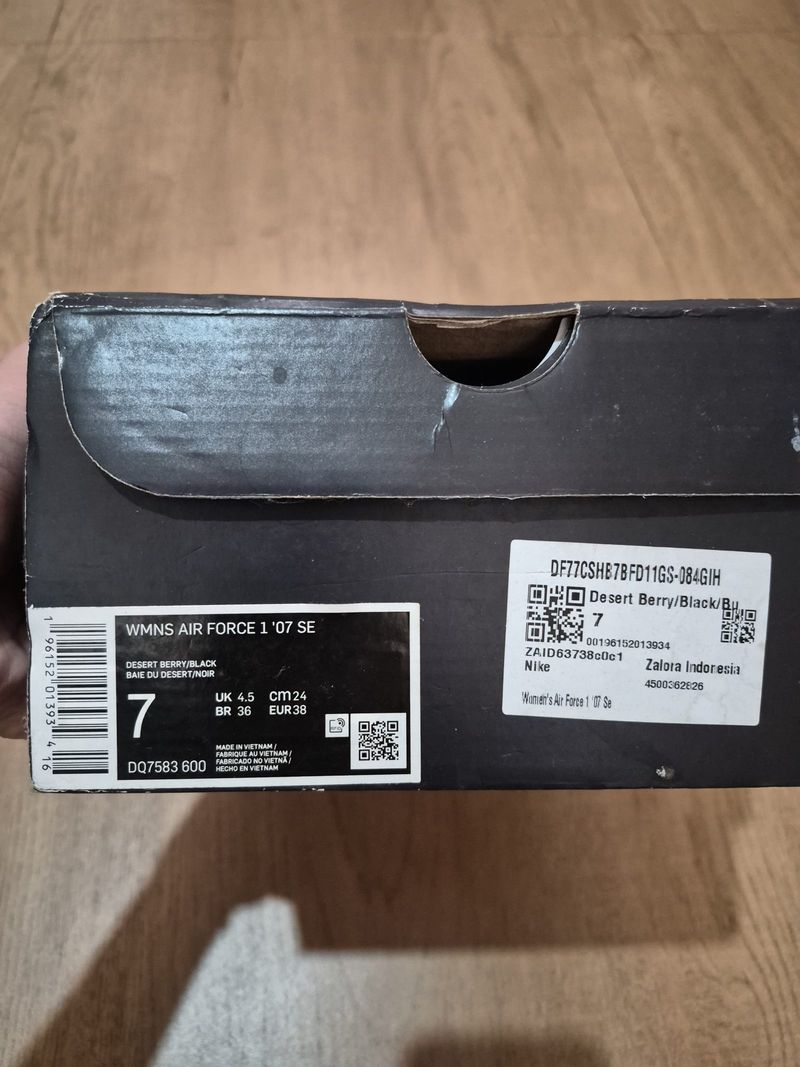 Nike AF1 07' Desert Berry, foto 4