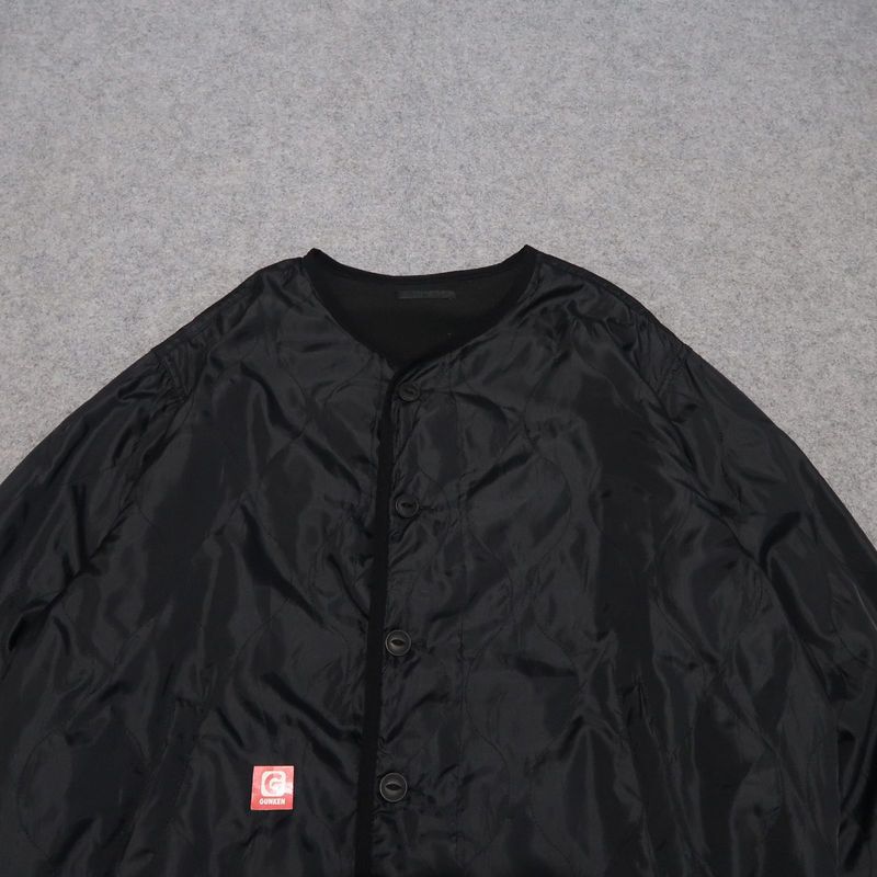 Quilted Collarless Jacket, foto 5