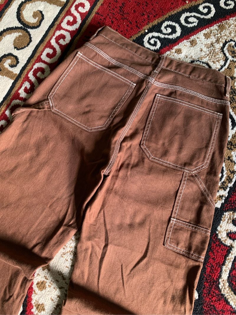 BAGGY JEANS CARPENTER DARK BROWN 🤎, foto 2