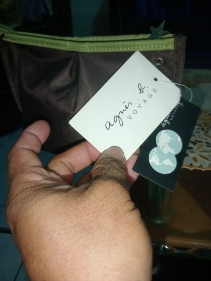 Pouch makeup/tas tangan/handbag mini Agnes B, foto 5