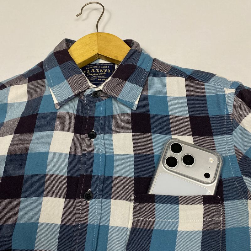 Kemeja Flannel UNIQLO, foto 5