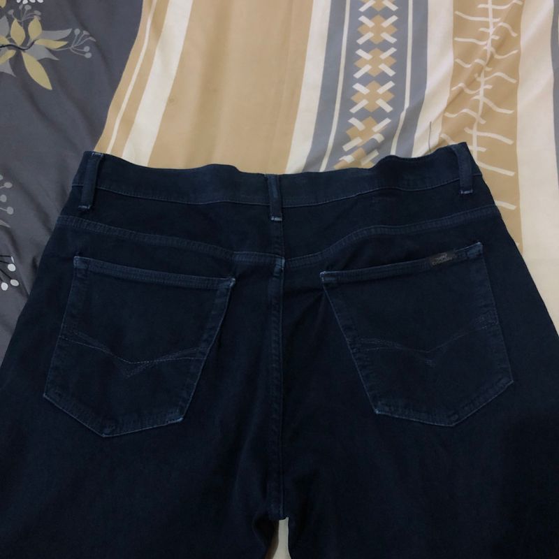 Crocodile Navy denim stretchy long pants, foto 8