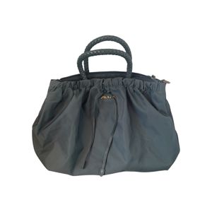 prada nylon bow hand tote bag authentic