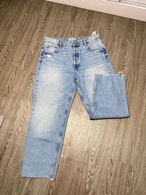 Straight high waisted jeans