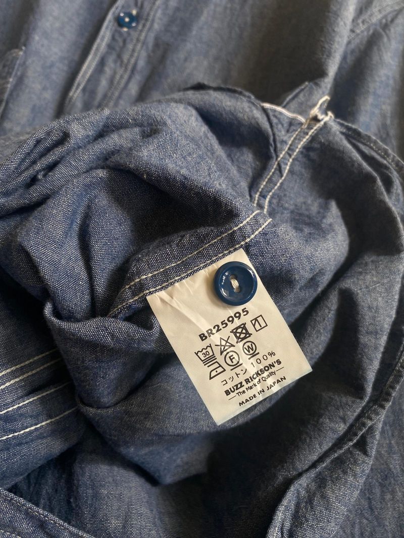 Buzz rickson USN Chambray Button Shirt, foto 7