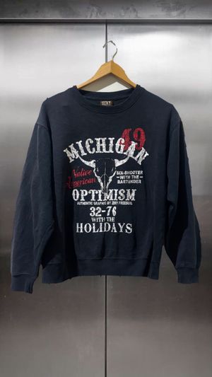 CREWNECK MICHIGAN— FADED VINTAGE