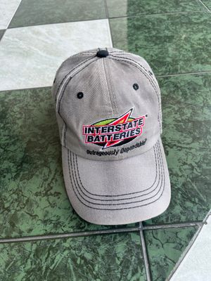 Topi vintage cowok interstate batteries