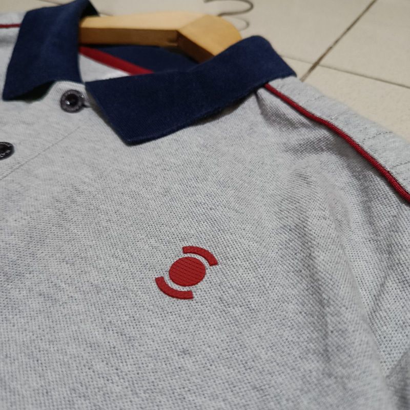 W. Angle Gray Long Sleeve Polo Shirt, foto 3