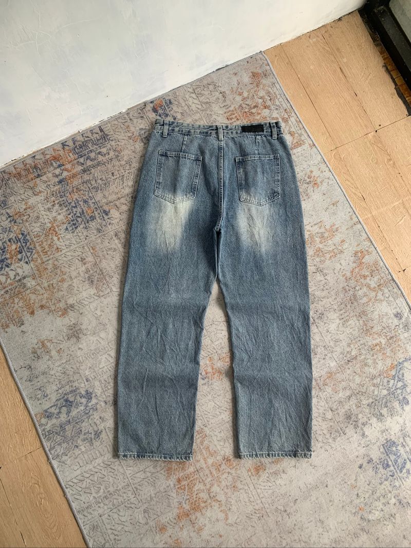 Sawenyu washed reguler jeans, foto 3