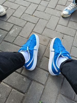Puma Streetwear Casual Sneakers Pria blue