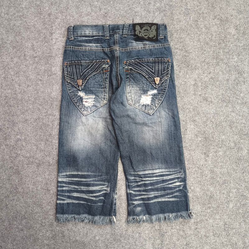 Lowbox denim 3/4 7/8 jeans pants, foto 2