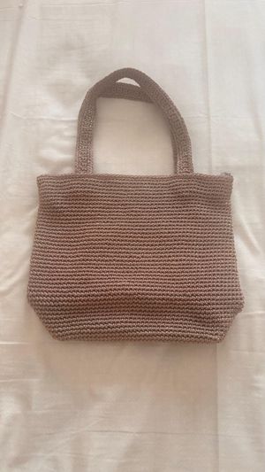 Brown Crochet Handbags