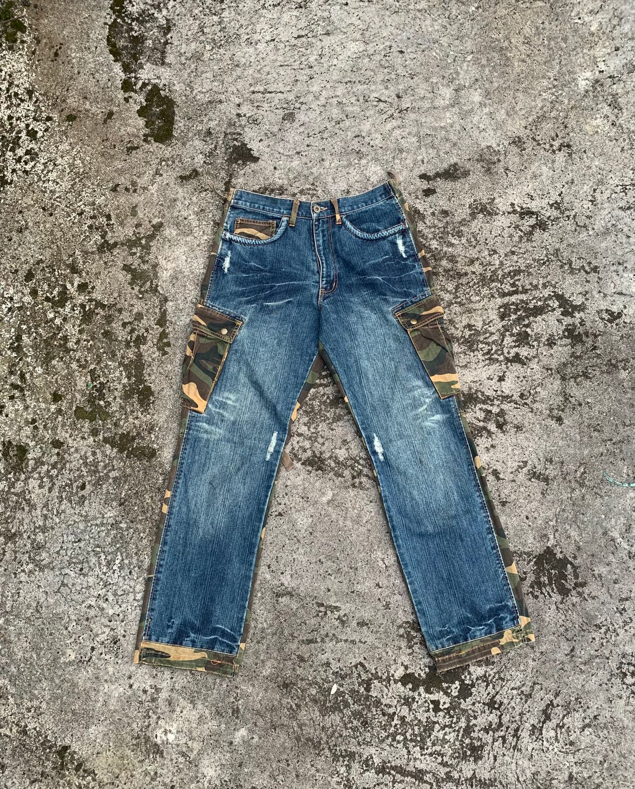 Grunge Indie Jeans Pria blue, foto 3