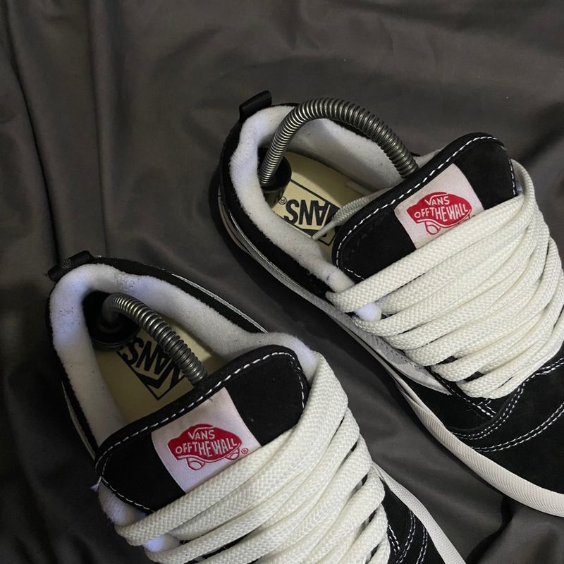 VANS Emo Casual Sneakers Pria white black, foto 4