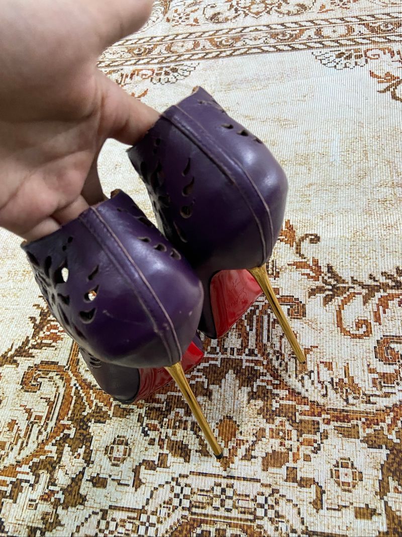 Christian louboutin leather pump, foto 5