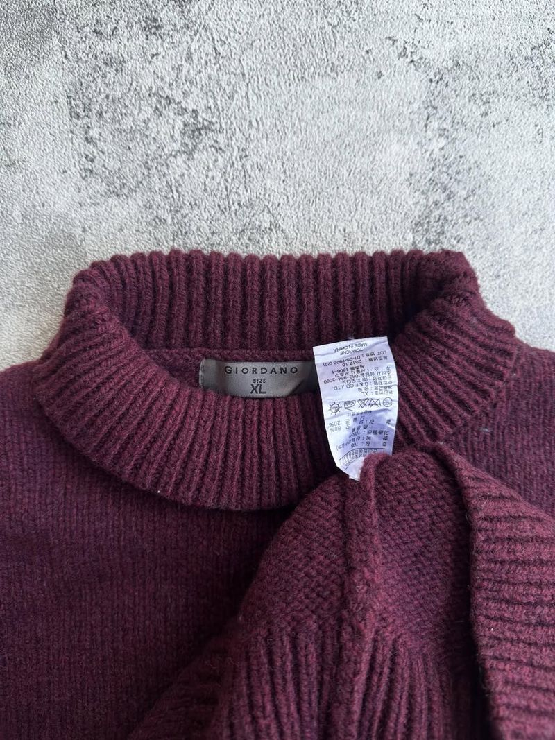 Giordano knitwear basic sweater vintage, foto 6