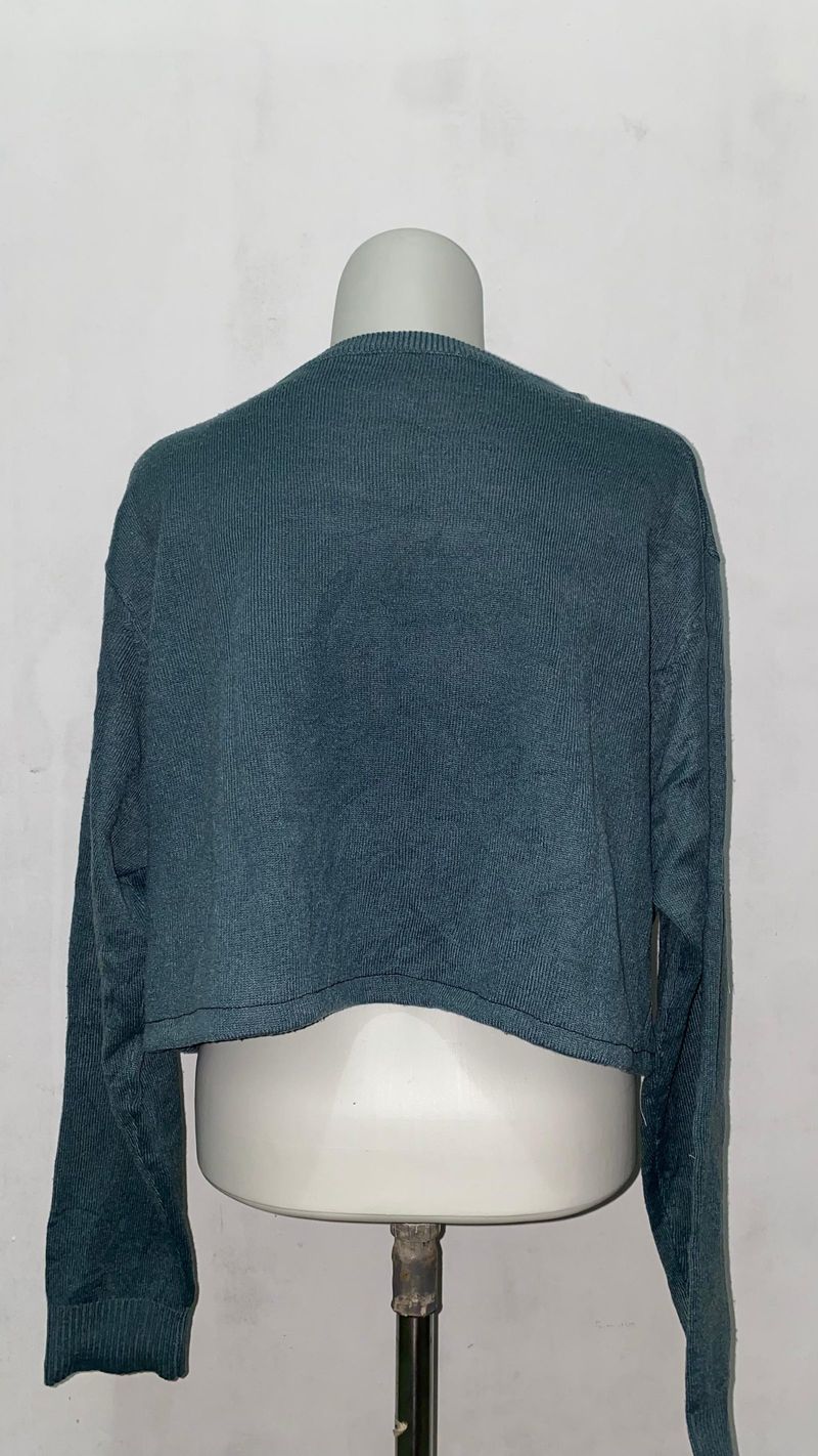 Rajut Sweater Sage Green (Preloved), foto 2