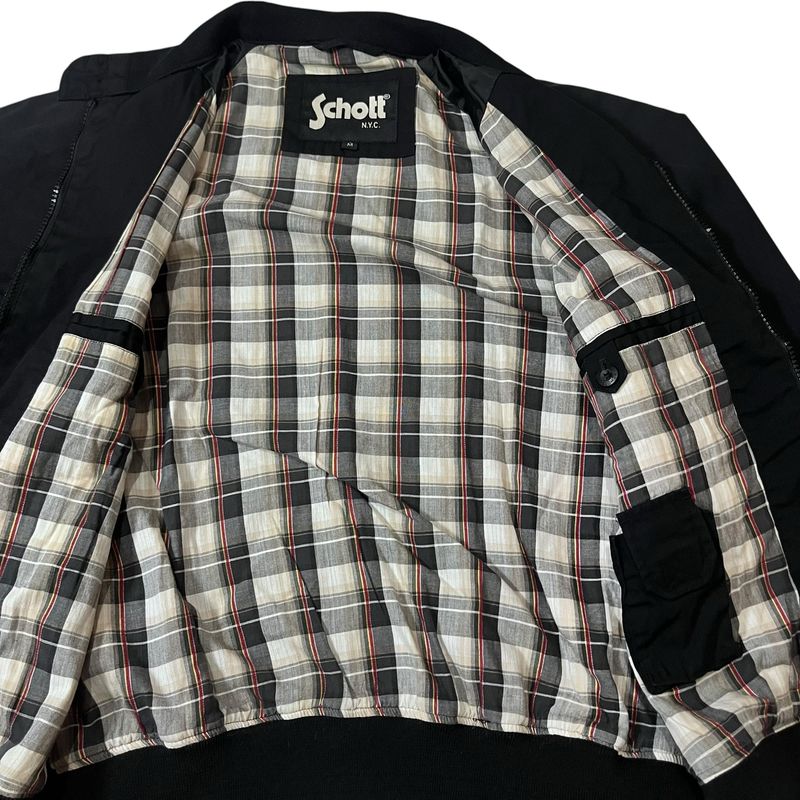 Rare Harrington Jacket Schott Black, foto 5