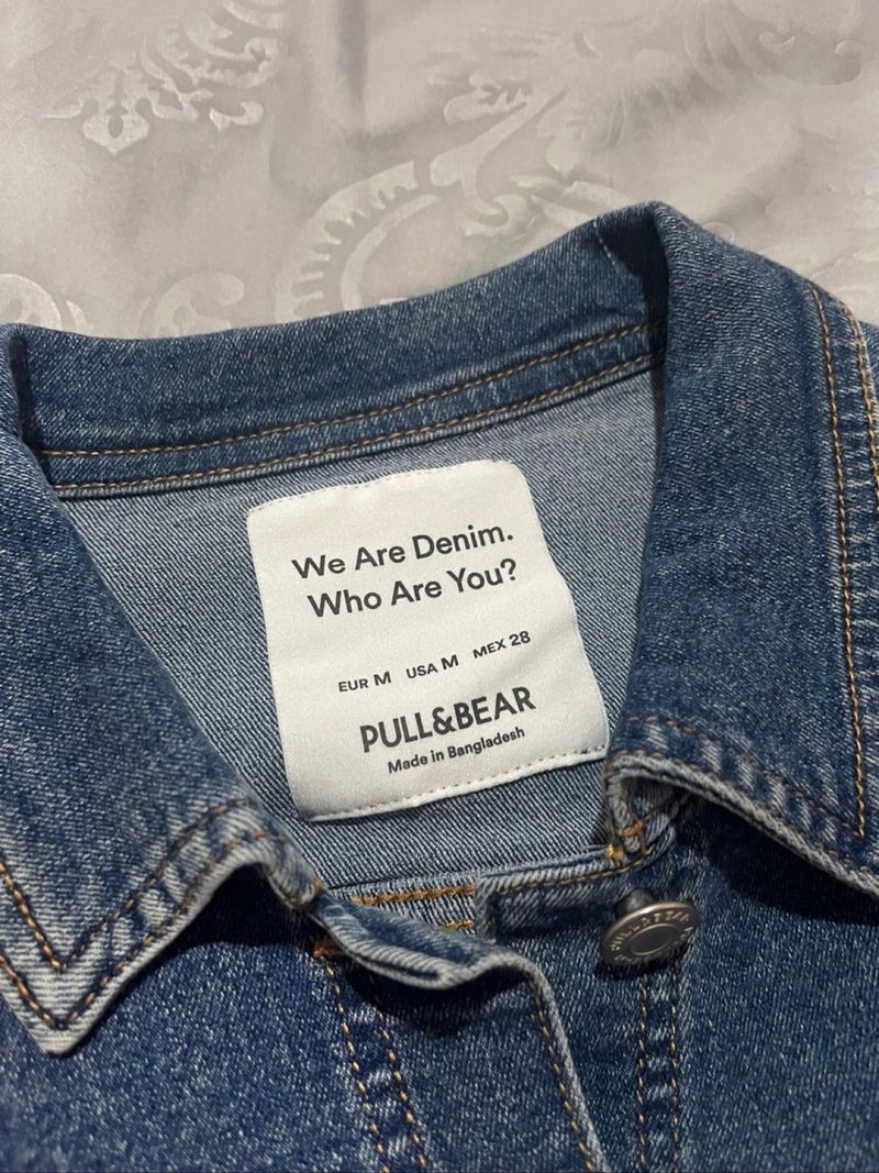 PULL & BEAR FITTED DENIM JACKET, foto 2