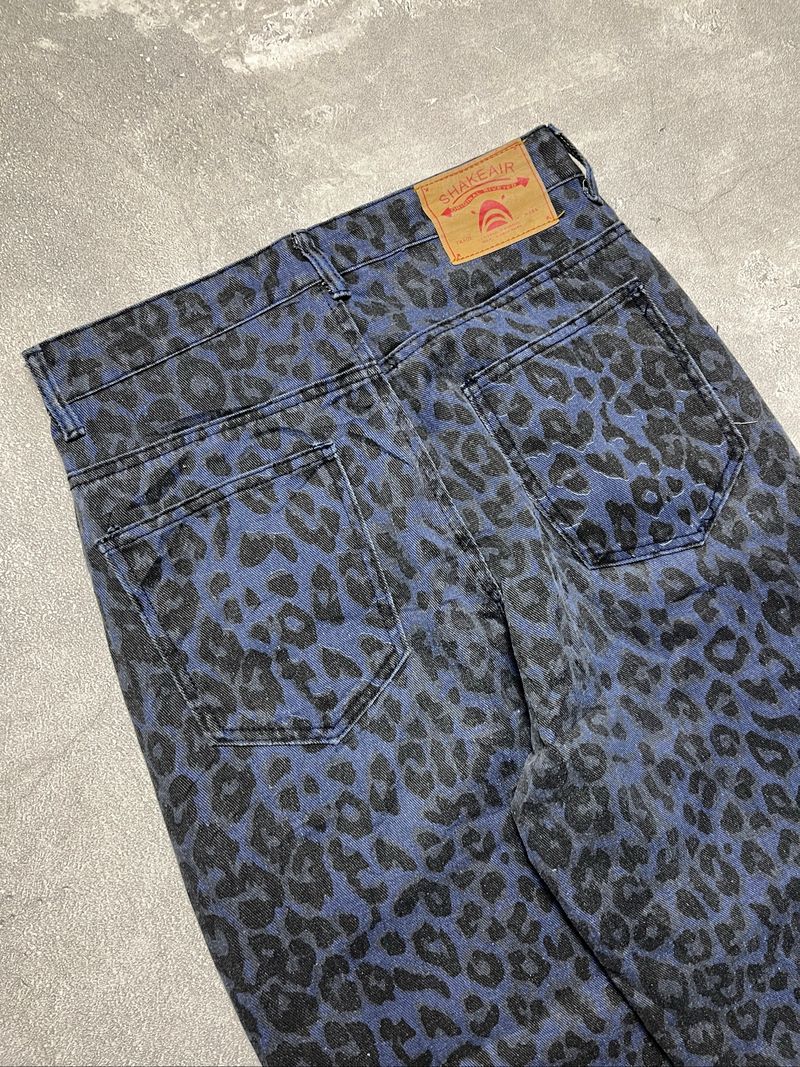 Shark Baggy Pants Leopard Blue Black, foto 4